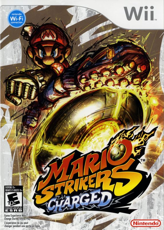 Mario Strikers Charged box art for Wii